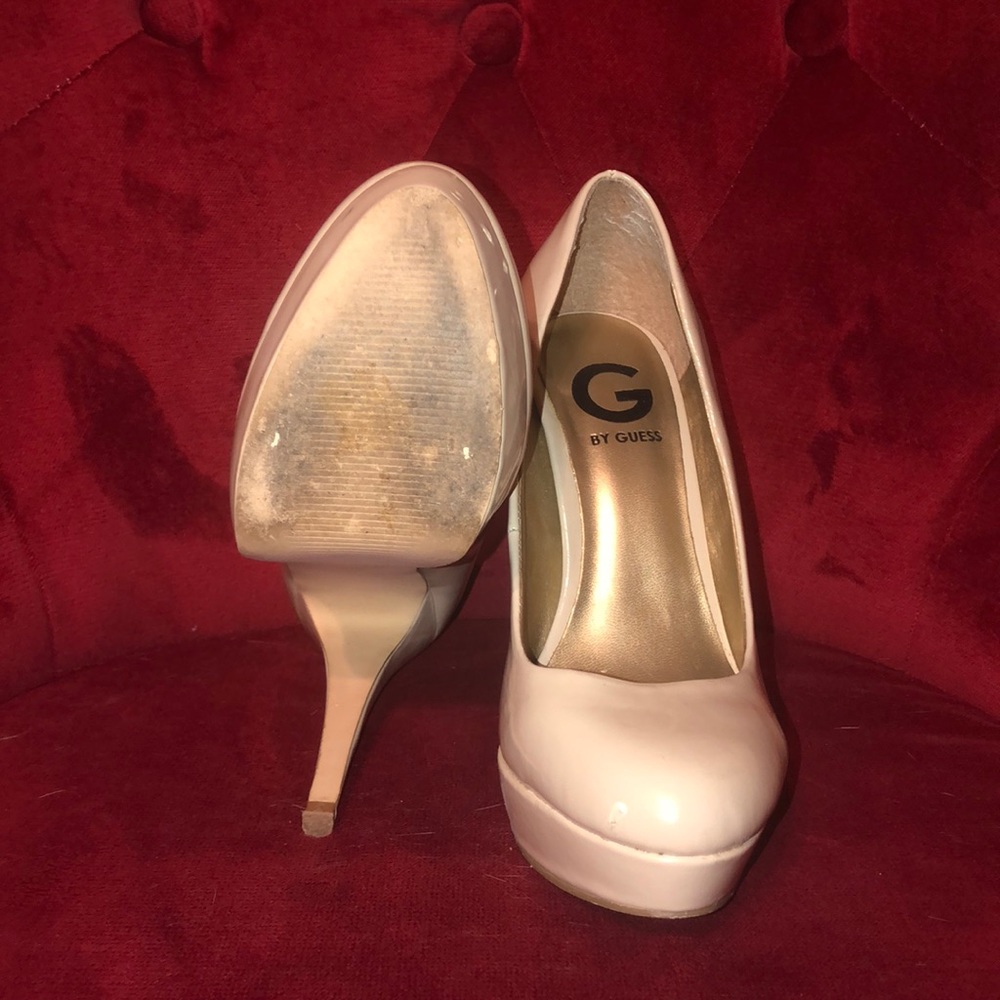 Nude Platform Heels - Picture 4 of 4